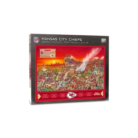 Youthefan YouTheFan 9029700 Kansas City Chiefs Joe Journeyman Puzzle - 500 Piece 9029700